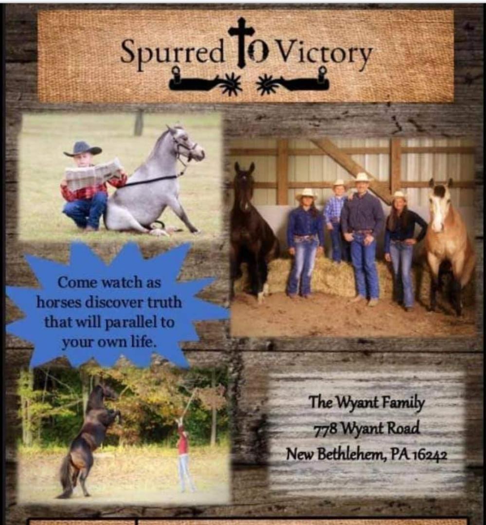 Spurred to Victory Clarion County Fair Redbank Valley Municipal